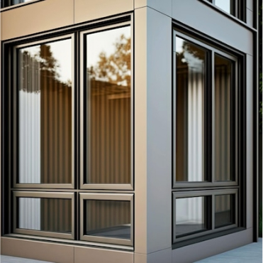 exterior photo of composite replacement windows