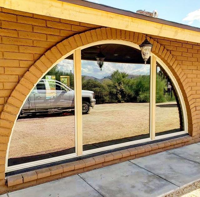 Arizona Window and Door in Scottsdale and Tucson showing large arched windows