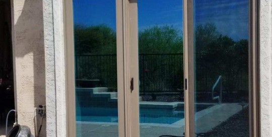 Arizona Window and Door in Scottsdale and Tucson showing back door panel slider
