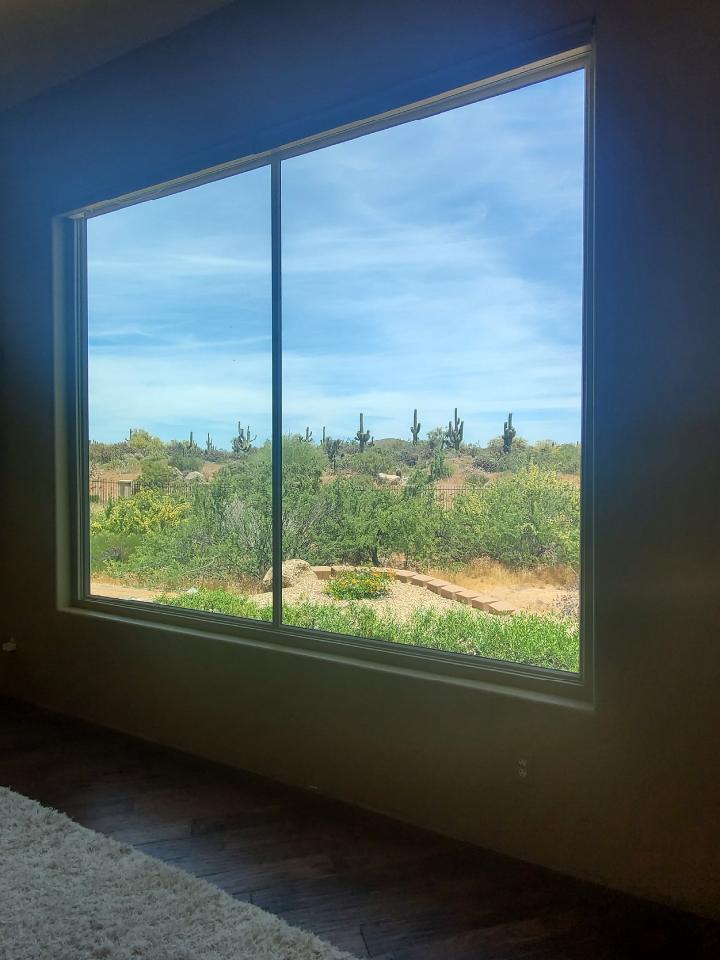 Arizona Window and Door in Scottsdale and Tucson showing large windows to outside