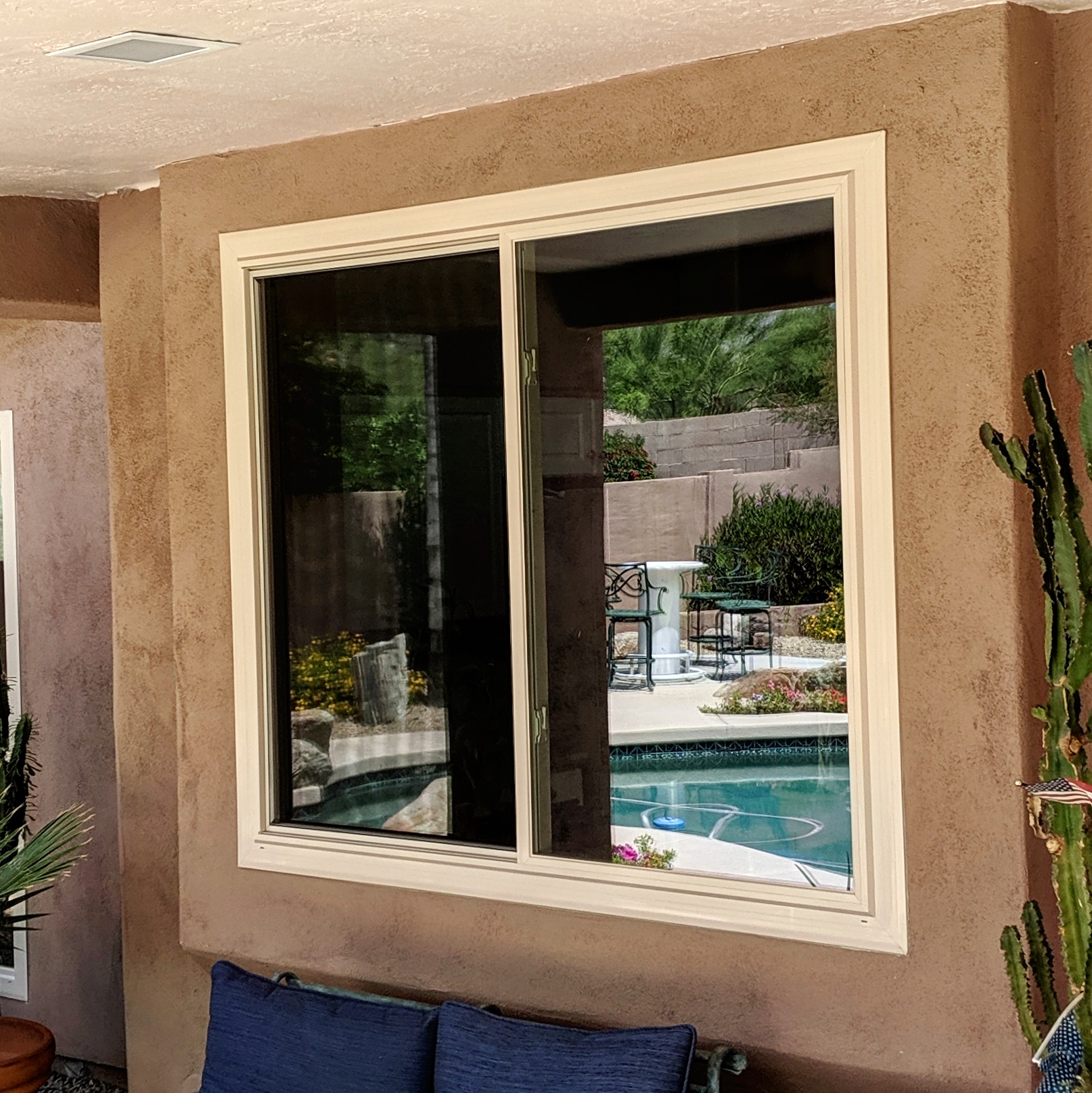 Arizona Window and Door in Scottsdale and Tucson showing home sliding window