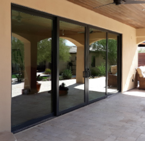 Arizona Window and Door in Scottsdale and Tucson showing panel back doors
