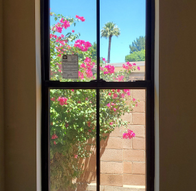 Arizona Window and Door in Scottsdale and Tucson showing black windows of home