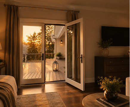 Sliding patio doors