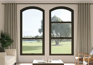 Single Hung Round Top window style by Infinity by Marvin